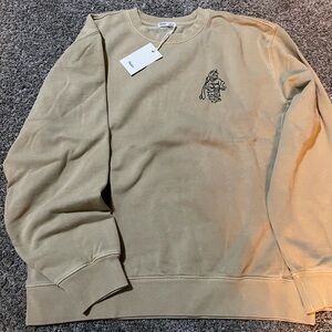 Katin Men's Beige Crewneck Sweater